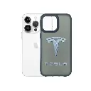 iPhone 14 Pro Max 3D Printed Matte Hard Siicone Back Case (TESLA)