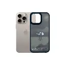 iPhone 15 Pro Max 3D Printed Matte Hard Siicone Back Case (THE NORTH FACE)