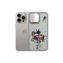 iPhone 15 Pro Max 3D Printed Matte Hard Siicone Back Case (POLO)