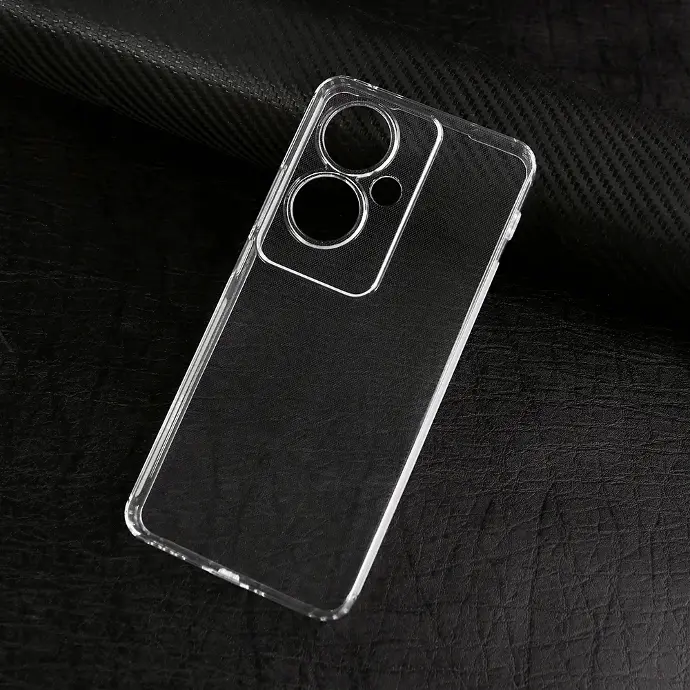 Oppo Reno 11F Dust Plug Transparent Back Case