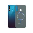 Infinix Hot 8|Hot 8 Lite|Tecno Spark 4 Official Magsafe Logo|Ring Back Case (Titanium Gray)