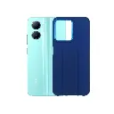 Oppo Realme C33|A17K|A17 Silicone With Grip|Stand Back Case (Navy Blue)