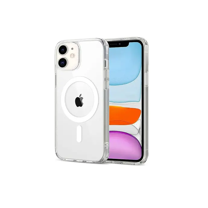 [PO7BIPXIR-11] iPhone 11 Magnetic Magsafe Wirelees Transparent Back Case