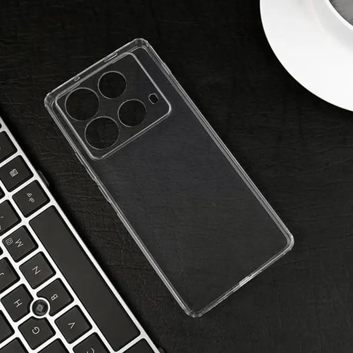 Infinix Note 40 4G Dust Plug TPU|Transparent Back Case