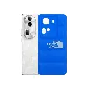 Oppo Reno 11 5G 3D Puffer Back Printed Soft Silicone Back Case (Blue)