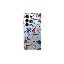 3D Printed Mobile Custom  Cutting Skin (Chemistry Icons)