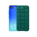 iTel A25|A25 Pro|A35 3D Cubes Puffer Soft Silicone Back Case (Green)