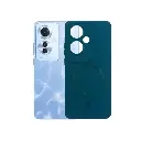 Oppo Reno 11F Soft Silicone Magsafe Logo Back Case (Green)