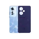 Oppo Reno 11F Soft Silicone Magsafe Logo Back Case (Purple)