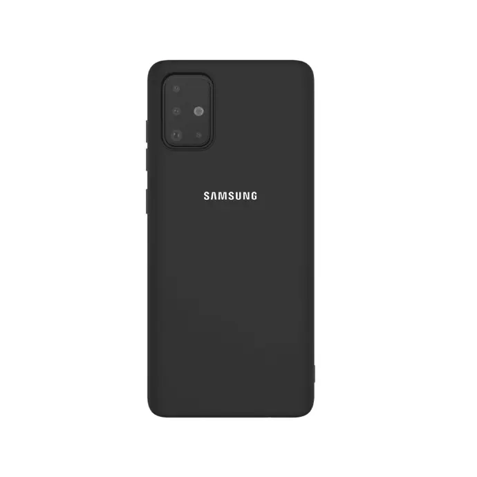 Samsung A71 4G Original Official Soft Silky Back Case (Gray)