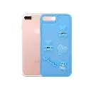 iPhone 7 Plus|8 Plus Sweet Bear Silicone Back Case (Sky Blue)