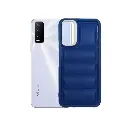Vivo Y20|Y20i|Y20s|Y12A|Y12s New Solid Puffer Back Case (Navy Blue)