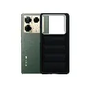 Infinix Note 40 4G New Solid Puffer Back Case (Black)