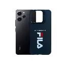 Redmi 12 4G Soft Silicone 3D Printed Camera Ring Stand Back Case (Black)