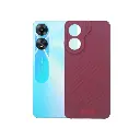 Oppo A78 GEARS Luxuary Carbon Texture Soft Silicone Back Case (Maroon)