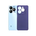 iTel A70 GEARS Luxuary Carbon Texture Soft Silicone Back Case (Purple)