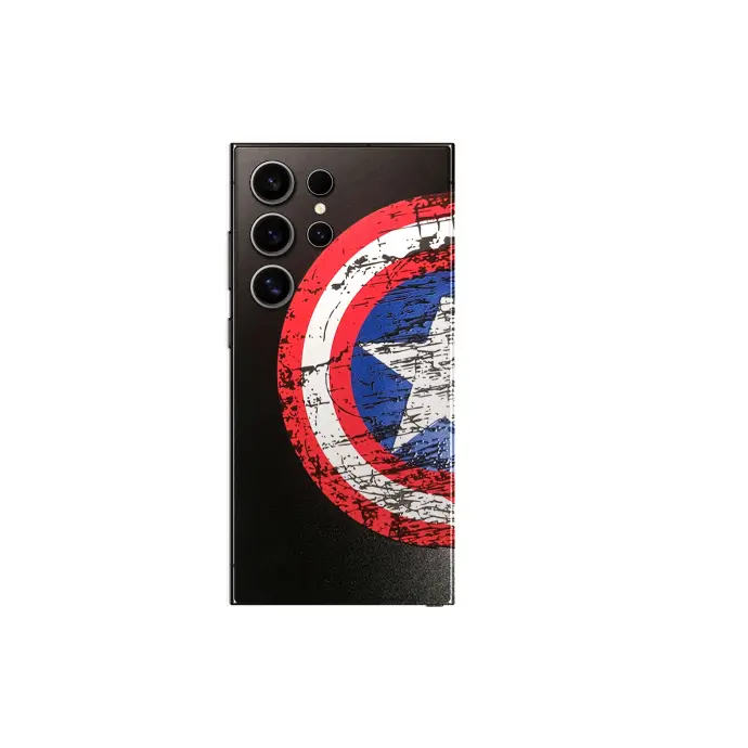 3D Printed Mobile Back Printed Customize Skin (Captain America)