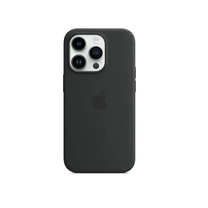 iPhone 14 Pro Max Original Official Soft Silky Back Case (Titanium)