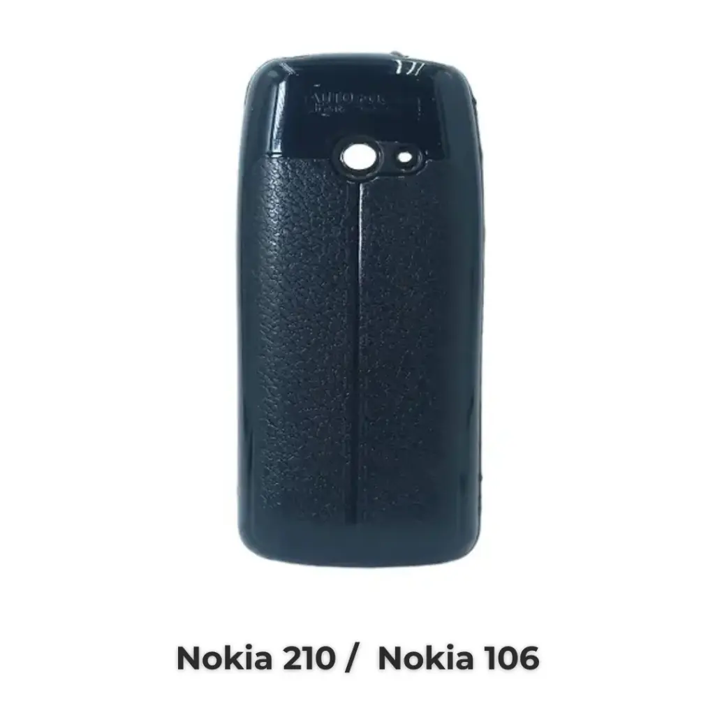 Nokia 210 KeyPad Mobile Back Case (Black)