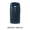 Nokia 210 KeyPad Mobile Back Case (Black)