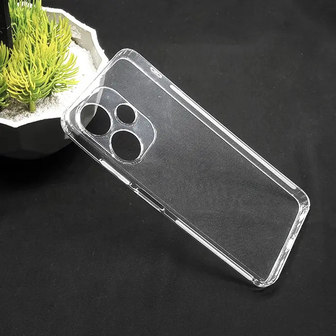 Infinix Hot 30i Dust Plug TPU|Transparent Back Case