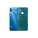 Sparx Neo 7 Pro/Sparx Neo 7 Soft Silicone Print Back Case  (Green)