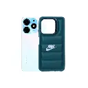 Tecno Spark 10 Pro Solid Puffer Printed Back Case - Stylish Green Protection
