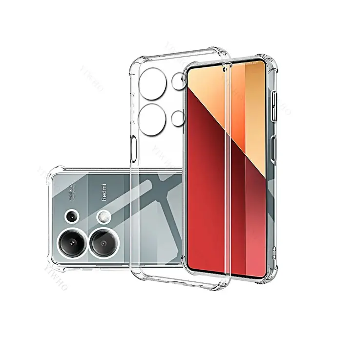 [PO7BMINOT13] Xiaomi Redmi Note 13 4G GW 1.5 MM TPU|Transparent Back Case