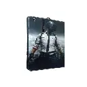 iPad 2,3,4,5 Official Cartoon Book Case Pub G (Black)