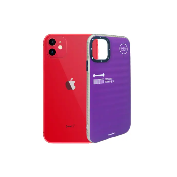 iPhone 11 YOUNGKIT 3D Printed Back Case (Purple)