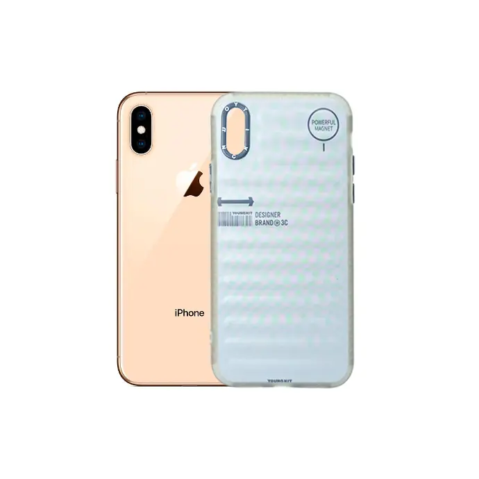 iPhone XS|X YOUNGKIT 3D Printed Back Case (Gray)