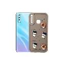 Vivo S1 Soft Silicone Ladies Coffee Back Case (Dark Brown)