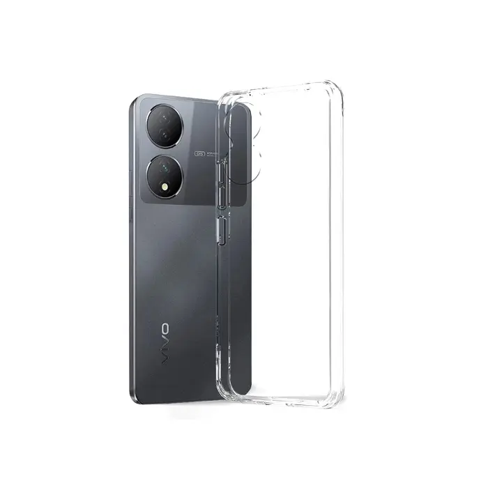 Vivo Y100|Y200E|V30 Lite 5G Dust Plug TPU|Transparent Back Case