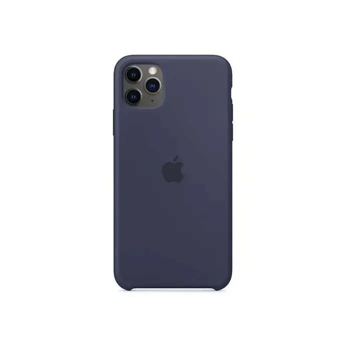 iPhone 11 Pro Max Original Official Soft Silky Back Case (Navy Blue)