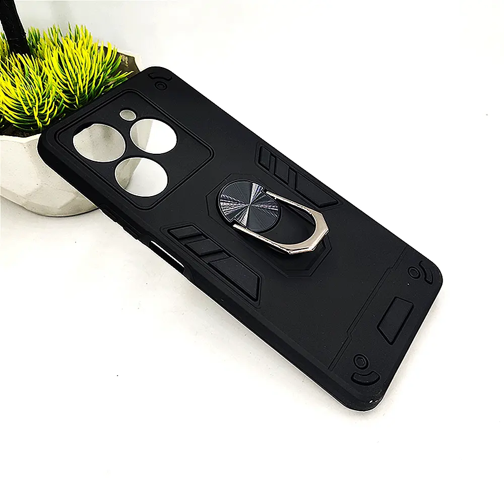 [PO39BIHOT40PR-1-2] Infinix Hot 40 Pro|Hot 40|Tecno Spark 20 Pro Armour Back Case (Black)