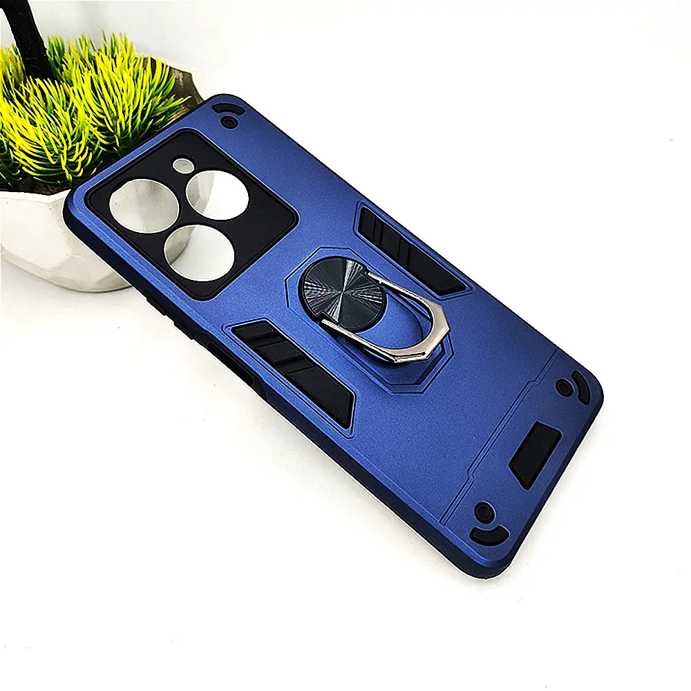 Infinix Hot 40 Pro|Hot 40|Tecno Spark 20 Pro Armour Back Case (Navy Blue)