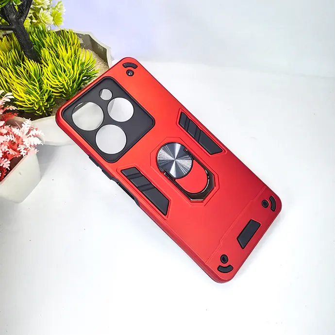 Tecno Spark 10 Pro Armour Back Case (Red)