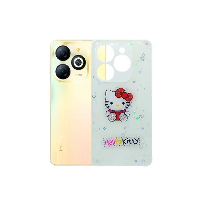 Infinix Smart 8|X6525|Tecno Pop 8|Spark Go 2024|Spark 20|Spark 20C Fancy Ladies Hello Kitty Back Case (White)