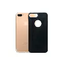 iPhone 7 Plus|8 Plus KASN WONDERFUL LIFE Logo Leather Back Case (Black)
