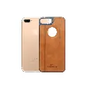 iPhone 7G Plus|8G Plus KASN WONDERFUL LIFE Logo Leather Back Case (Golden)