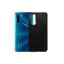 Oppo F15|Reno 3 4G KASN WONDERFUL LIFE Logo Leather Back Case (Black)