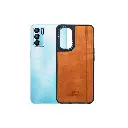 Oppo Reno 6 4G KASN WONDERFUL LIFE Logo Leather Back Case (Golden)