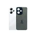 Infinix Hot 30 Play Leather Back Case (Gray)