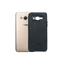 Samsung Galaxy Grand Pime|Grand Prime Plus|G530|G532 KASN WONDERFUL LIFE Logo Leather Back Case (Black)