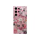 3D Printed Mobile Back Customize SkiN (Pink Cartoon)