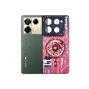 Infinix Note 40 Pro 4G & Note 40 Pro Plus 5G Print Shine Soft Silicone Back Case - Black