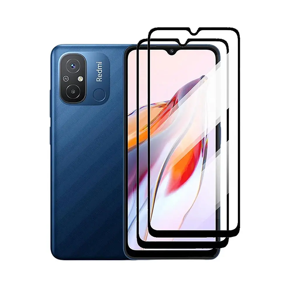 [PL6MI12C-14-2] Polo Club 6D Tempered Glass for Redmi 12C, 10C & More