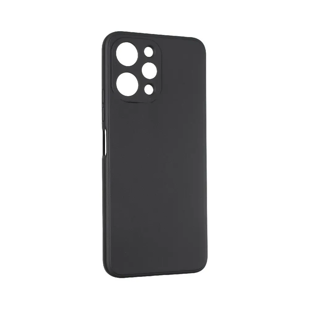 [PO4BMI12-4-2] Xiaomi Redmi 12 4G/5G|Note 12R Matte Soft Silicone Paper Back Case (Black)
