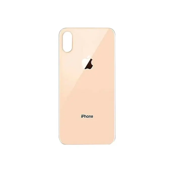 iPhone XS - Elegant Gold Back Cover for Stylish Protection