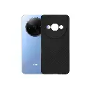 Xiaomi Redmi A3X|Redmi A3 GEAR 4 Luxuary Carbon Texture Soft Silicone Back Case (Black)